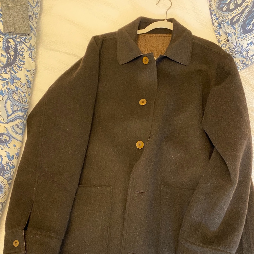 Reversable Alpaca/Wool Women's Coat